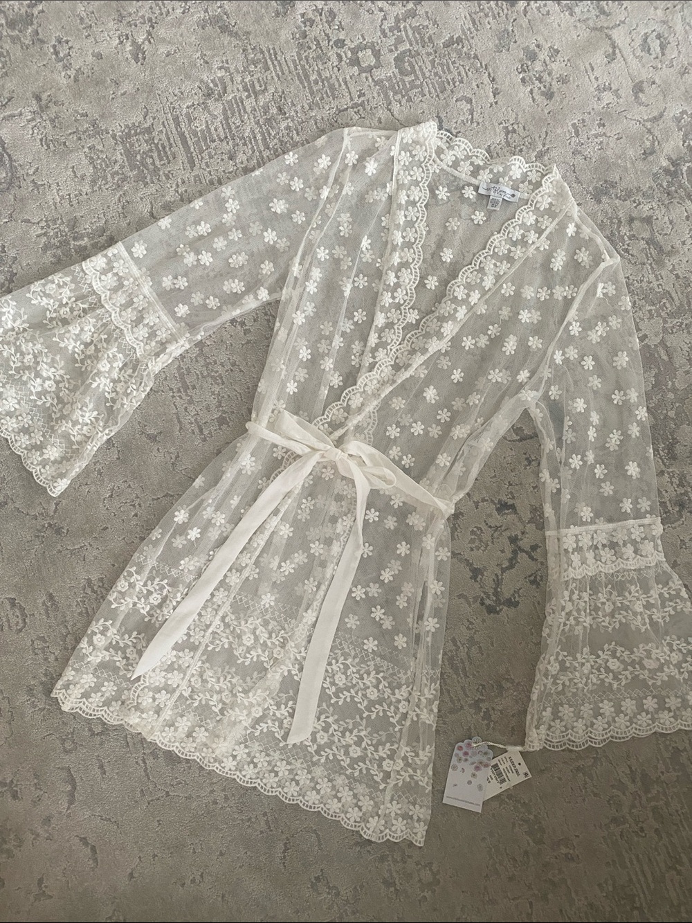 In Bloom by Jonquil Lace Bridal Robe